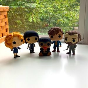 Set of 5 Fantastic Beasts Harry Potter Funko Pops